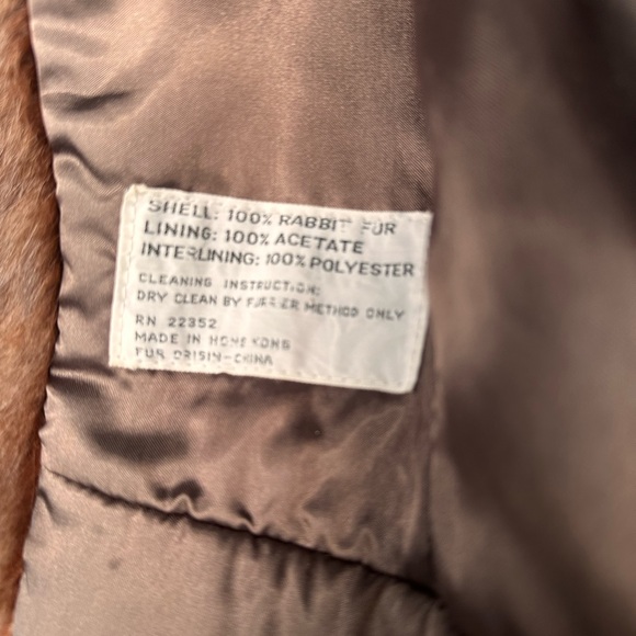 Rabbit Fur Coat - Picture 4 of 4